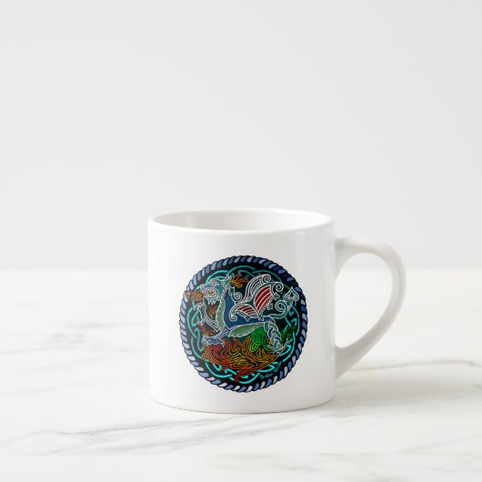 Tasse Expresso Dragon celtique (Droite)