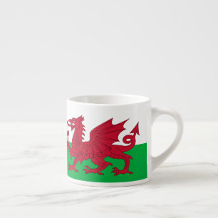 Tasse Expresso Dragon gallois ~ Drapeau du Pays de Galles