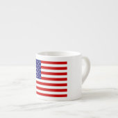 Tasse Expresso Drapeau américain (Devant droit)