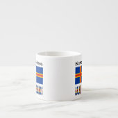 Tasse Expresso Drapeau Ashland Islands Ålander Personnalisé (Devant)