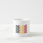 Tasse Expresso Drapeau BELGIQUE (Devant)