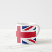 Tasse Expresso Drapeau britannique Union Jack (Devant droit)