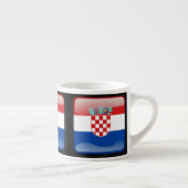 Tasse Expresso Drapeau de Croatie (Droite)