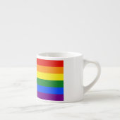 Tasse Expresso Drapeau de fierté Progress Pride de SlipperyJoe si (Droite)