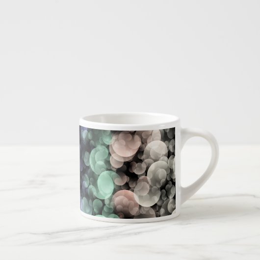 Tasse Expresso Drapeau de fierté Uingender Groovy Boho Bulles Écl (Droite)