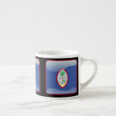 Tasse Expresso Drapeau de Guam (Droite)