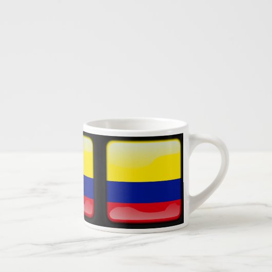 Tasse Expresso Drapeau de la Colombie (Droite)