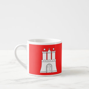Tasse Expresso Drapeau de la Coupe d'Espresso de Hambourg