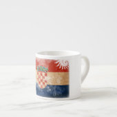 Tasse Expresso Drapeau de la Croatie (Devant droit)