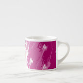 Tasse Expresso Drapeau de la fierté lesbienne Abstraite (Droite)