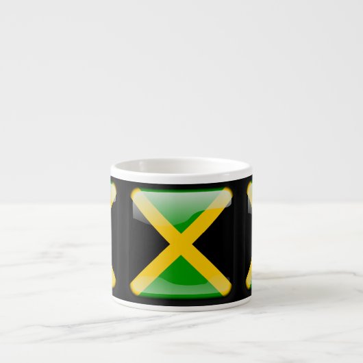 Tasse Expresso Drapeau de la Jamaïque (Devant)