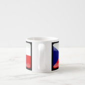Tasse Expresso Drapeau de la République tchèque (Dos)