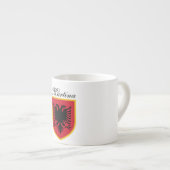 Tasse Expresso Drapeau de l'Albanie (Devant droit)