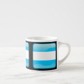Tasse Expresso Drapeau de l'Argentine (Droite)