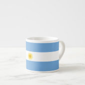 Tasse Expresso Drapeau de l'Argentine (Devant droit)