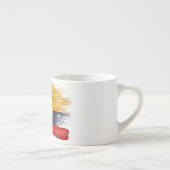 Tasse Expresso Drapeau de l'Equateur (Droite)