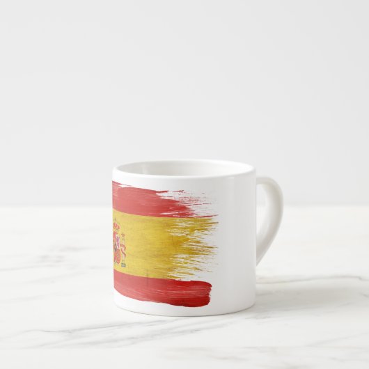 Tasse Expresso Drapeau de l'Espagne (Devant droit)