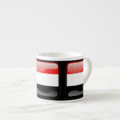 Tasse Expresso Drapeau de l'Irak (Devant droit)