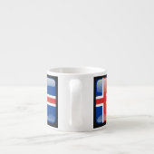 Tasse Expresso Drapeau de l'Islande (Dos)