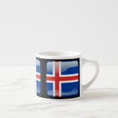 Tasse Expresso Drapeau de l'Islande (Droite)