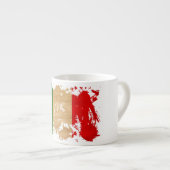 Tasse Expresso Drapeau de l'Italie (Devant droit)