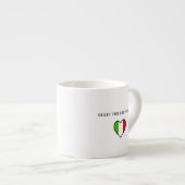 Tasse Expresso Drapeau de l'Italie (Devant droit)