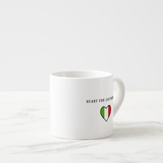 Tasse Expresso Drapeau de l'Italie (Devant droit)