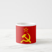 Tasse Expresso Drapeau de l'URSS - Drapeau de l'Union soviétique (Devant)
