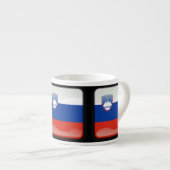 Tasse Expresso Drapeau de Slovénie (Devant droit)
