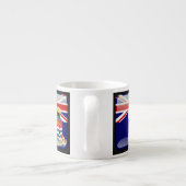 Tasse Expresso Drapeau des îles Caïmans (Dos)