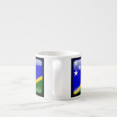 Tasse Expresso Drapeau des Îles Salomon (Dos)