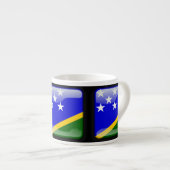 Tasse Expresso Drapeau des Îles Salomon (Devant droit)