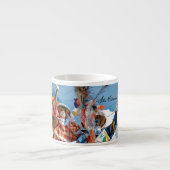 Tasse Expresso Drapeau des îles Vierges américaines Moko Jumbies  (Devant)