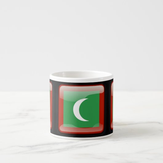 Tasse Expresso Drapeau des Maldives (Devant)