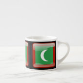 Tasse Expresso Drapeau des Maldives (Droite)