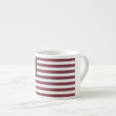 Tasse Expresso Drapeau des USA (Devant droit)