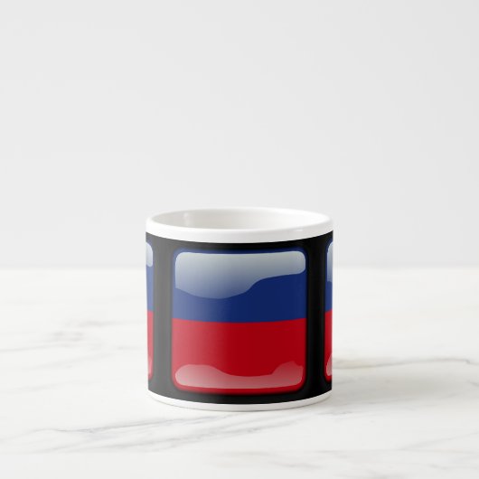 Tasse Expresso Drapeau d'Haïti (Devant)