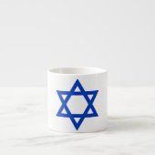 Tasse Expresso Drapeau d'Israël (Devant)