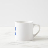 Tasse Expresso Drapeau d'Israël (Droite)