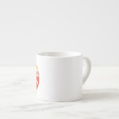 Tasse Expresso Drapeau du Bhoutan (Devant droit)