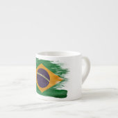 Tasse Expresso Drapeau du Brésil (Devant droit)