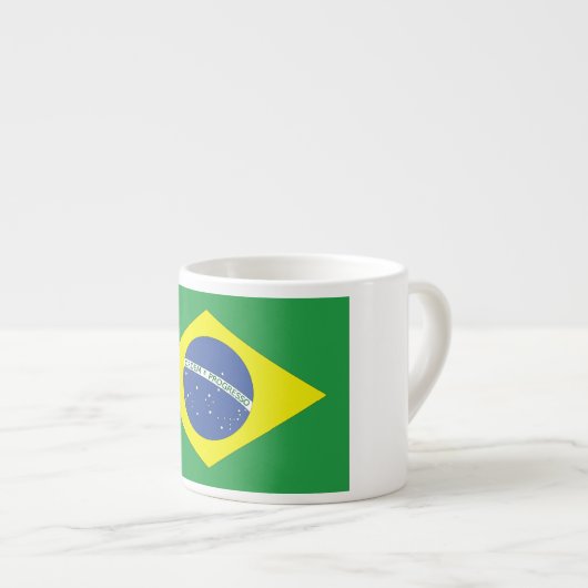Tasse Expresso Drapeau du Brésil (Devant droit)