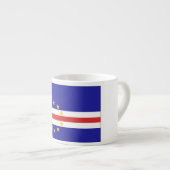 Tasse Expresso Drapeau du Cap Vert (Devant droit)
