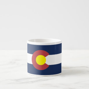 Tasse Expresso Drapeau du Colorado