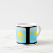Tasse Expresso Drapeau du Kazakhstan (Devant droit)