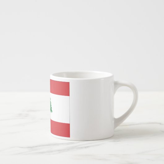 Tasse Expresso Drapeau du Liban (Droite)