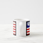 Tasse Expresso Drapeau du Libéria (Dos)