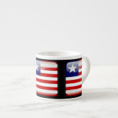 Tasse Expresso Drapeau du Libéria (Devant droit)