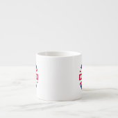 Tasse Expresso Drapeau du Royaume-Uni (Devant)