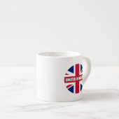 Tasse Expresso Drapeau du Royaume-Uni (Devant droit)